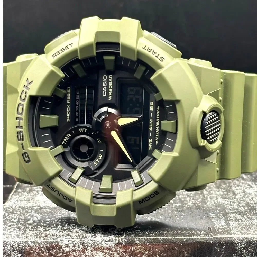 Casio G-Shock GA-700UC-3A Utility Color Olive Green Analog Digital Watch NWT
